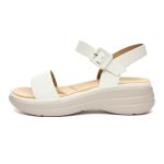 Sandale dama W037011, Alb - imagine 4