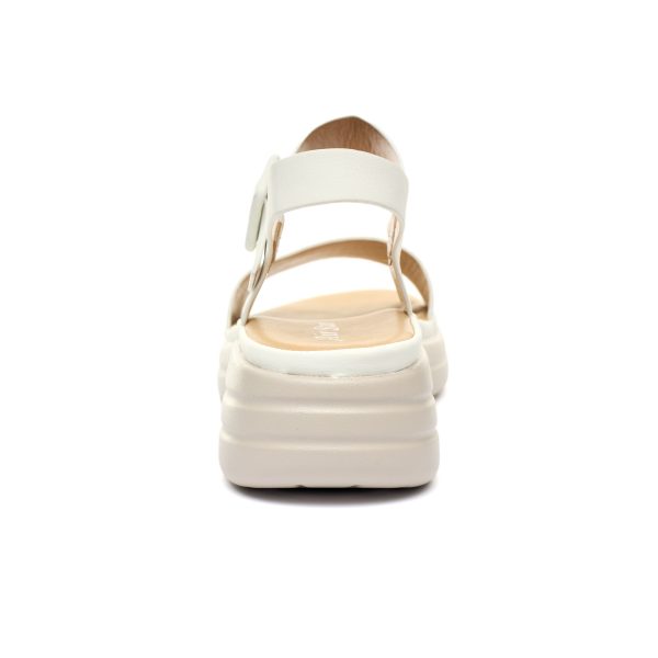 Sandale dama W037011, Alb - imagine 8