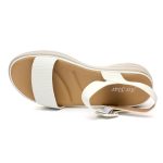 Sandale dama W037011, Alb - imagine 7