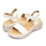 Sandale dama W037011, Alb - imagine 3