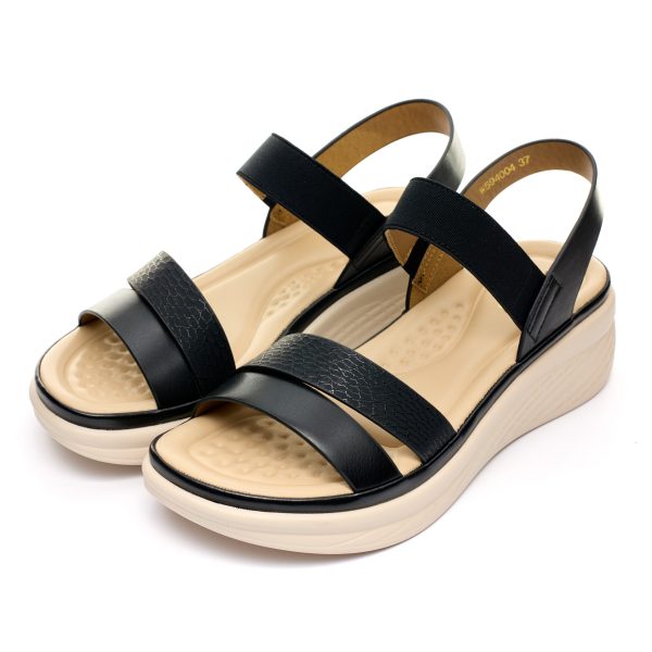 Sandale dama W594004, Negru - imagine 2