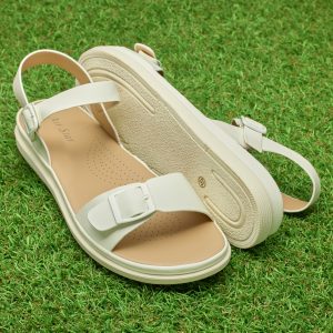 Sandale dama W037006, Alb