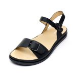 Sandale dama W037006, Negru - imagine 6