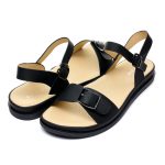 Sandale dama W037006, Negru - imagine 3