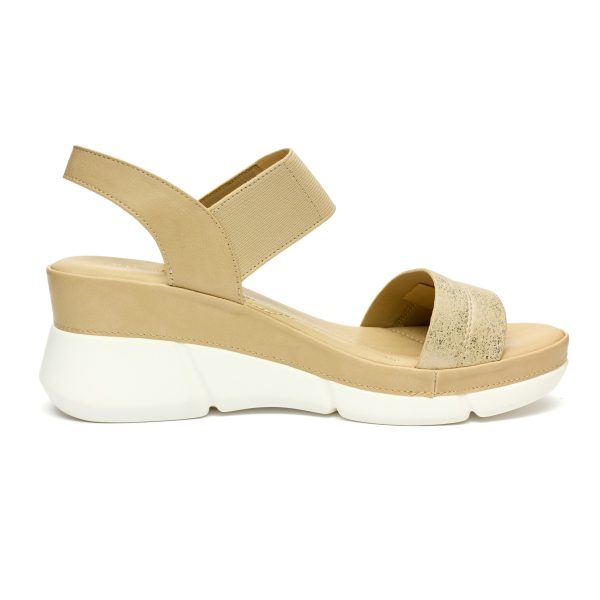 Sandale dama W594006, Bej - imagine 5