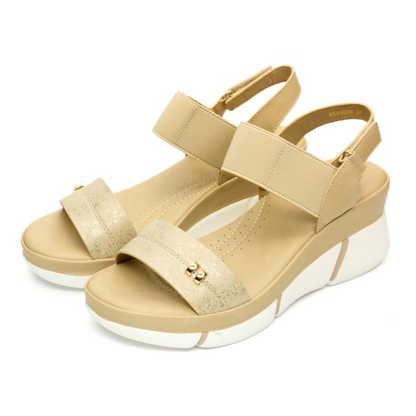 Sandale dama W594006, Bej - imagine 2