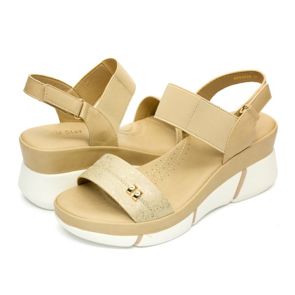 Sandale dama W594006, Bej - imagine 3