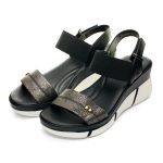 Sandale dama W594006, Negru - imagine 2