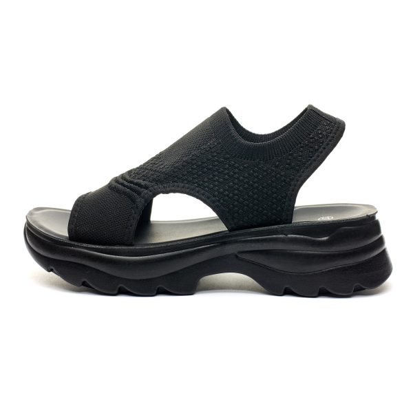 Sandale dama W138580, Negru - imagine 4