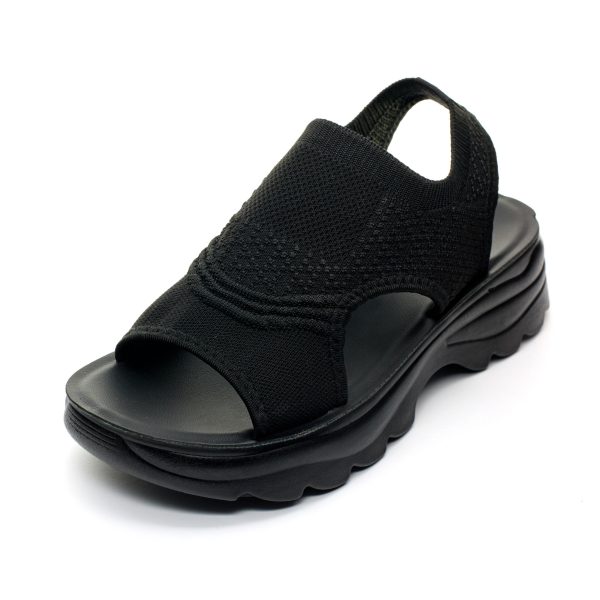 Sandale dama W138580, Negru - imagine 6