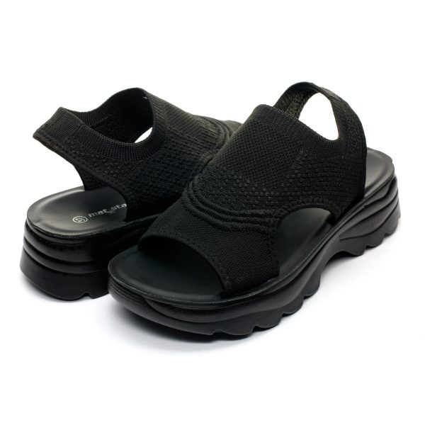 Sandale dama W138580, Negru - imagine 3