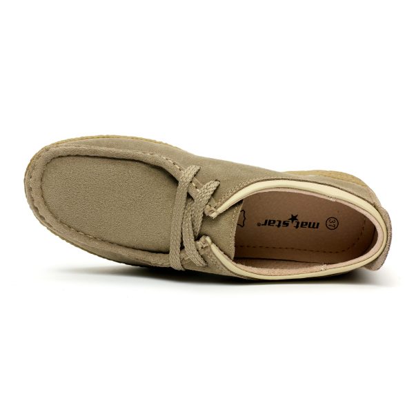 Pantofi piele intoarsa dama 186004, Bej - imagine 7