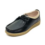 Pantofi piele  dama 186064, Negru - imagine 5