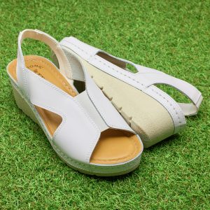 Sandale piele dama "Tellus" 27-04, Alb