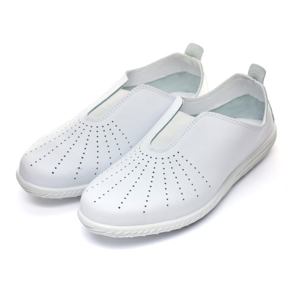 Pantofi sport piele Tellus 72-06, Alb - imagine 2