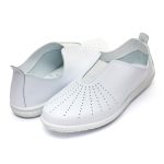 Pantofi sport piele Tellus 72-06, Alb - imagine 3