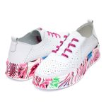 Pantofi piele dama 595002, Roz - imagine 3