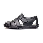 Sandale piele barbati 670004 , Negru - imagine 4