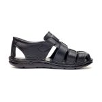 Sandale piele barbati 670004 , Negru - imagine 5