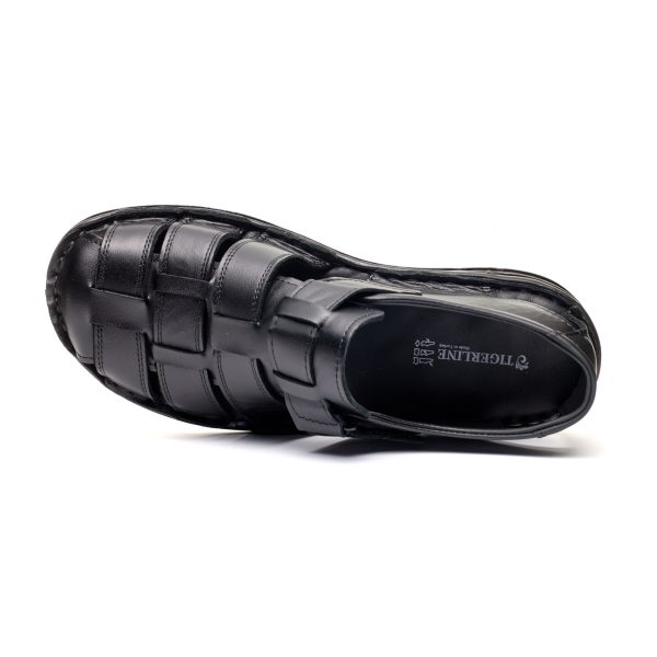 250404_05_05 Sandale piele barbati 670004 , Negru - imagine 7