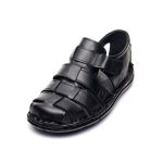 Sandale piele barbati 670004 , Negru - imagine 6