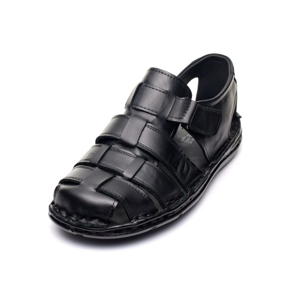 250404_05_07 Sandale piele barbati 670004 , Negru - imagine 6