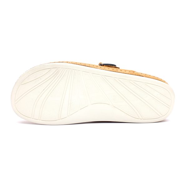 Saboti piele intoarsa  pentru barbati “Tellus” 30-09, Maro - imagine 9