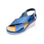 Sandale dama "Tellus" 27-23, Albastru - imagine 5