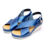 Sandale dama "Tellus" 27-23, Albastru - imagine 2