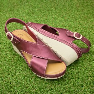Sandale dama "Tellus" 27-23, Bordo