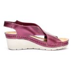 Sandale dama "Tellus" 27-23, Bordo - imagine 6