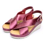Sandale dama "Tellus" 27-23, Bordo - imagine 2