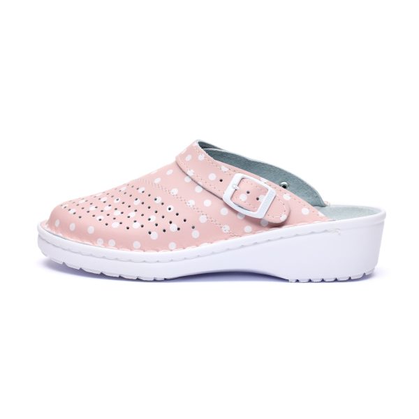 Saboti medicali piele dama Medibut 09L, Roz - imagine 4