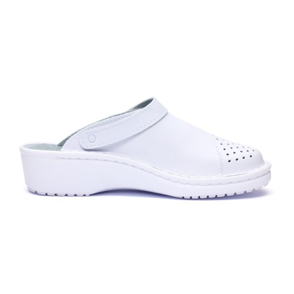 250422_05_04 Saboti medicali piele dama Medibut 09L, Alb - imagine 5