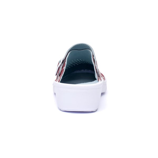 Saboti medicali piele dama Medibut 09L, Bordo - imagine 8