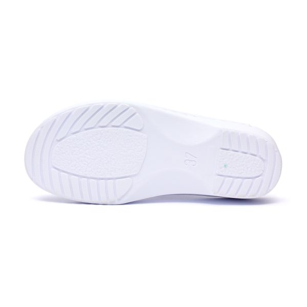 Saboti medicali piele dama Medibut 09L, Albastru cu flori - imagine 9