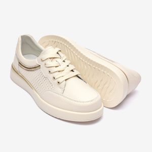 Pantofi piele dama FL967-3, Bej
