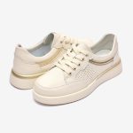 Pantofi piele dama FL967-3, Bej - imagine 5