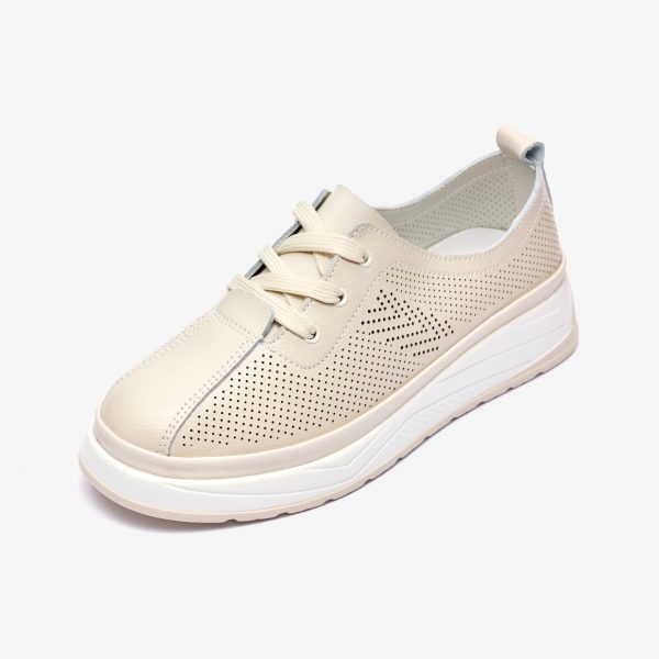 Pantofi piele dama FL957-3, Bej - imagine 9