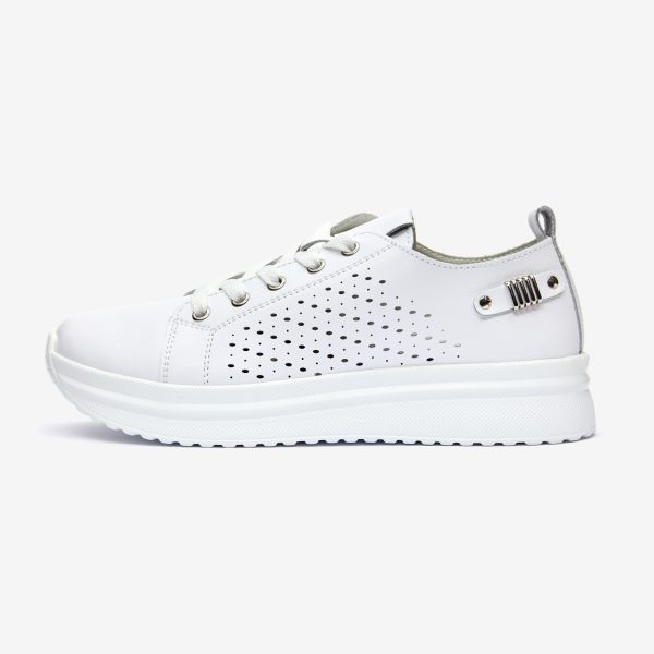 Pantofi piele dama FJ305-2, Alb - imagine 7