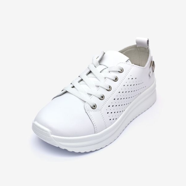 Pantofi piele dama FJ305-2, Alb - imagine 9