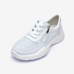 Pantofi piele dama FL965-2, Alb - imagine 9