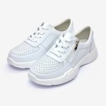 Pantofi piele dama FL965-2, Alb - imagine 6
