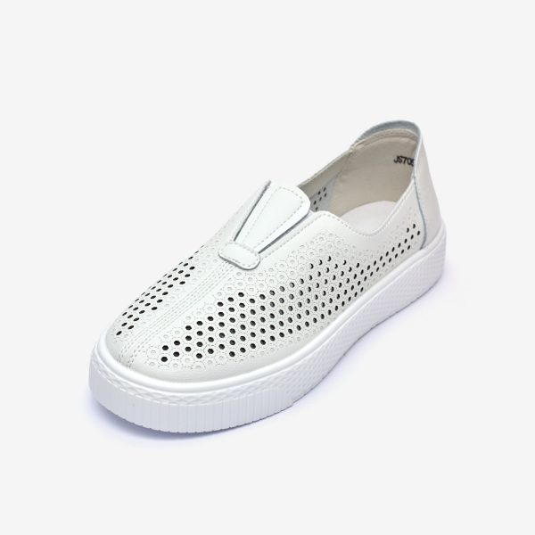 Pantofi piele dama JS705-4, Alb - imagine 9