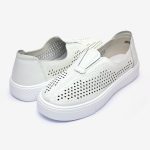 Pantofi piele dama JS705-4, Alb - imagine 5