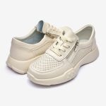 Pantofi piele dama FL965-3, Bej - imagine 5