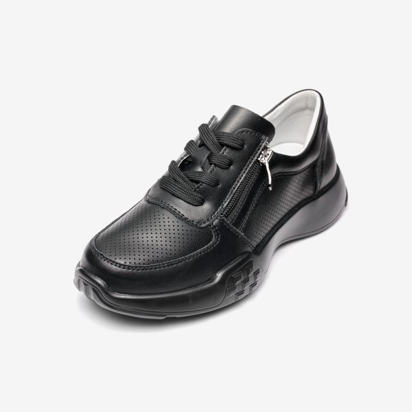 Pantofi piele dama FL965-1, Negru - imagine 6