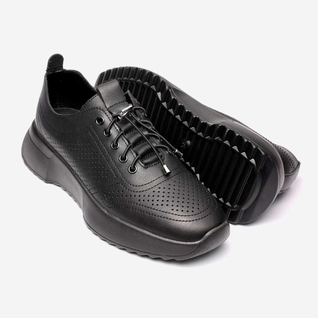 Pantofi piele dama JS703-1, Negru - GoodShoes