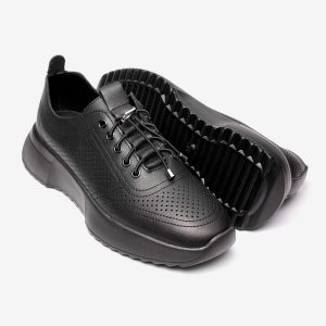 Pantofi piele dama JS703-1, Negru