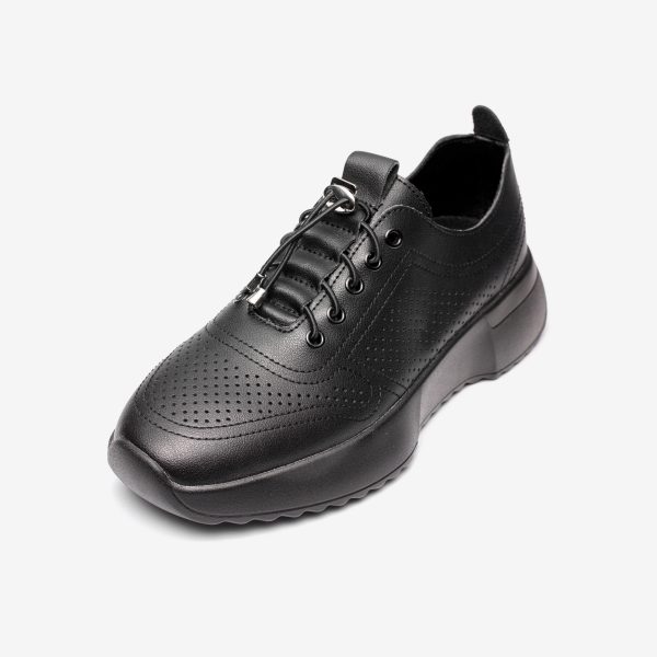 Pantofi piele dama JS703-1, Negru - imagine 6